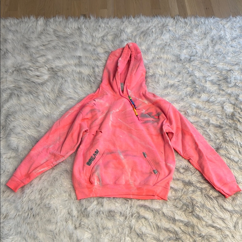 Pink Hooded Sweatshirt
